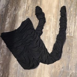 Fashion nova mesh ruched leggings